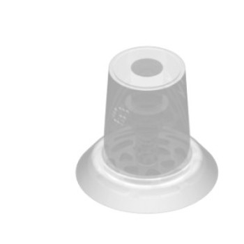 26mm FDA szilikon lapos tapadókorong vékony peremmel, csatlakozó nélkül.