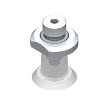 26mm FDA szilikon lapos tapadókorong vékony peremmel, G1/4" külső menettel.