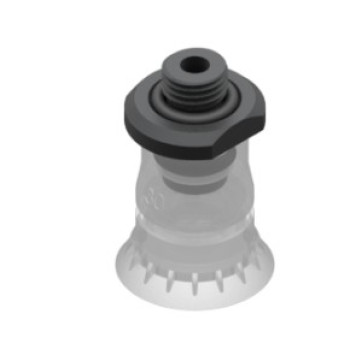 O30mm élelmiszeripari szilikon tapadókorong, G1/4" külső menettel.