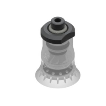 O30mm élelmiszeripari szilikon tapadókorong, G1/8" külső menettel.