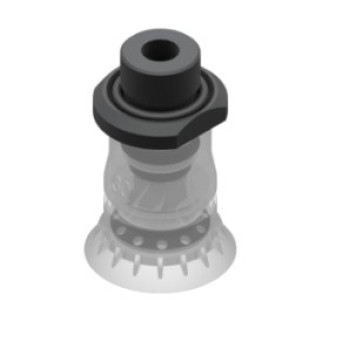 O30mm élelmiszeripari szilikon tapadókorong, G3/8" külső menettel.
