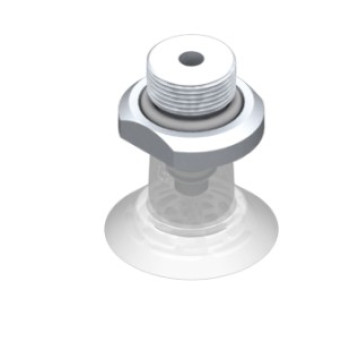 33mm FDA szilikon lapos tapadókorong vékony peremmel, G3/8" külső menettel.