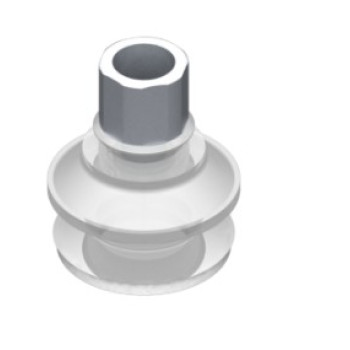 O33mm FDA szilikon tapadókorong habgyűrűvel, G1/4" belső menettel.
