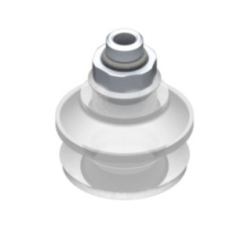 O33mm FDA szilikon tapadókorong habgyűrűvel, G1/8" külső menettel.