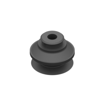 O36mm-es EPDM harmonikás tapadókorong, csatlakozó nélkül.