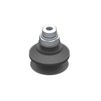 O36mm-es EPDM harmonikás tapadókorong, G1/4" külső menettel.
