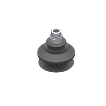 O36mm-es EPDM harmonikás tapadókorong, G1/8" külső menettel.