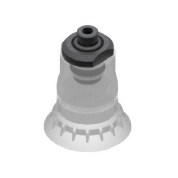 O41mm élelmiszeripari szilikon tapadókorong, G1/8" külső menettel.