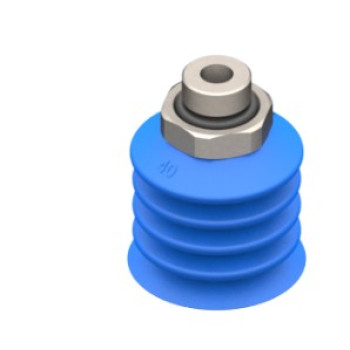 O42mm detektálható FDA szilikon tapadókorong, G3/8" külső menettel.