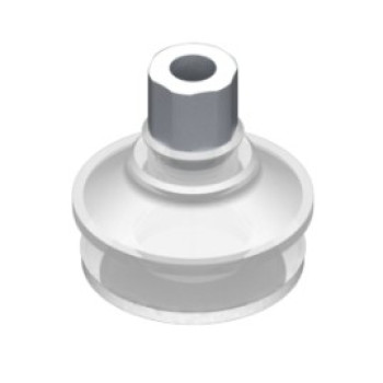 O42mm FDA szilikon tapadókorong habgyűrűvel, G1/8" belső menettel.