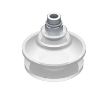 O42mm FDA szilikon tapadókorong habgyűrűvel, G1/8" külső menettel.
