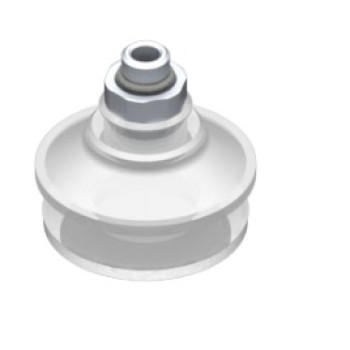 O42mm FDA szilikon tapadókorong habgyűrűvel, G1/8" külső menettel.
