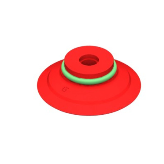 O42mm szilikon lapos tapadókorong, megerősítéssel, csatlakozó nélkül.