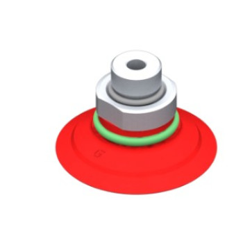 O42mm szilikon lapos tapadókorong, megerősítéssel, G1/4" külső menettel.