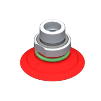 O42mm szilikon lapos tapadókorong, megerősítéssel, G3/8" külső menettel.