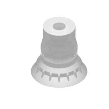 O48mm élelmiszeripari szilikon tapadókorong, belső betéttel, csatlakozó nélkül.