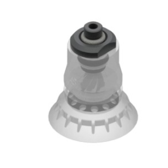 O48mm élelmiszeripari szilikon tapadókorong, G1/8" külső menettel.