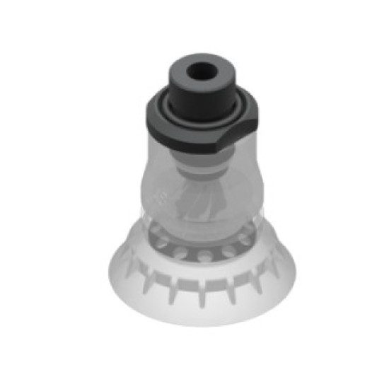 O48mm élelmiszeripari szilikon tapadókorong, G3/8" külső menettel.