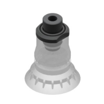 O48mm FDA-kompatibilis szilikon tapadókorong habgyűrűs és G3/8" fittinggel.