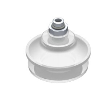 O53mm FDA szilikon tapadókorong habgyűrűvel, G1/8" külső menettel.