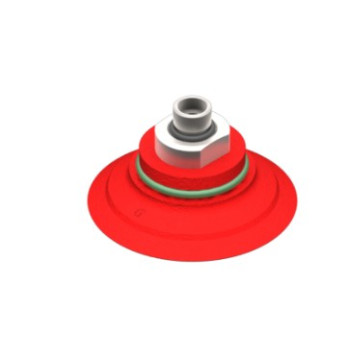 O53mm szilikon lapos tapadókorong, megerősítéssel, G1/8" külső menettel.