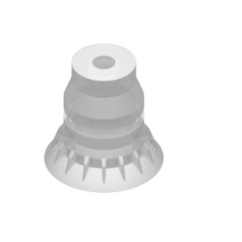O55mm FDA-kompatibilis szilikon tapadókorong habgyűrűs és G1/4" fittinggel.