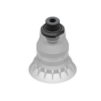 O55mm FDA-kompatibilis szilikon tapadókorong habgyűrűs és G3/8" fittinggel.