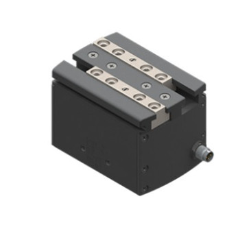 Plug&Play elektromos megfogó, 24V, 10W, PNP, M12, 35mm lökettel, 98N erő, IP54.