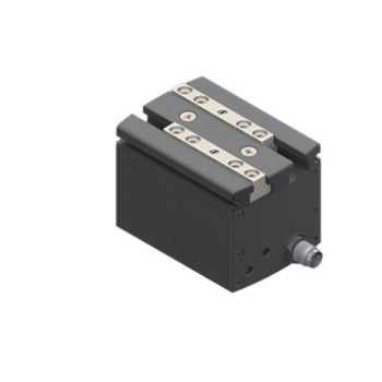 Plug&Play elektromos megfogó, 24V, 6W, PNP, M8, 30mm lökettel, 63N erő, IP54.