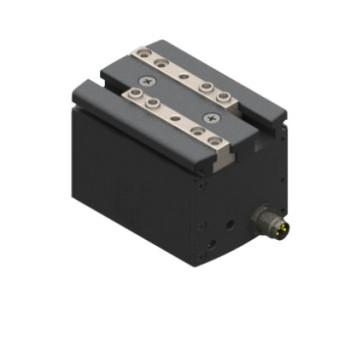 Plug&Play elektromos megfog, IO-Link, 24V, 6W, M8, 30mm lökettel, 63N erő, IP54.