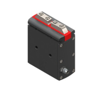 Önközpontosító szögmegfogó, 24V, 23W, 2x23°, 277Ncm nyomaték, M8, IP54