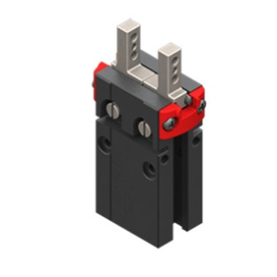 2-pofa megfogó, 4.6mm löket, max 40g ujj tömeg. Csatl: M3, 2.5-8 bar.