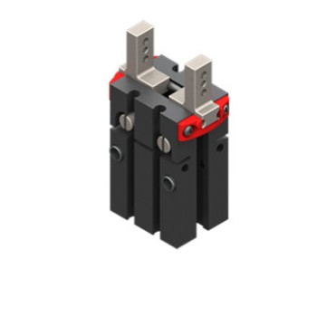 NO (rugóval nyit) 2-pofa megfogó, 6.8mm löket, max 80g ujj. Csatl: M5.