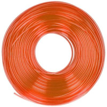 Pneumatika cső - külső: 4 mm, belső: 2,5 mm, 100m, szín: átlátszó narancs