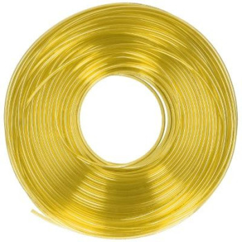 Pneumatika cső - külső: 6 mm, belső: 4 mm, 20 m, szín: átlátszó sárga