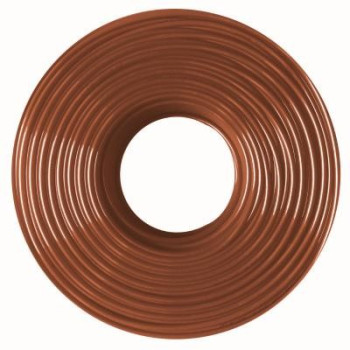 Pneumatika cső - külső: 6 mm, belső: 4 mm, 20 m, szín: barna