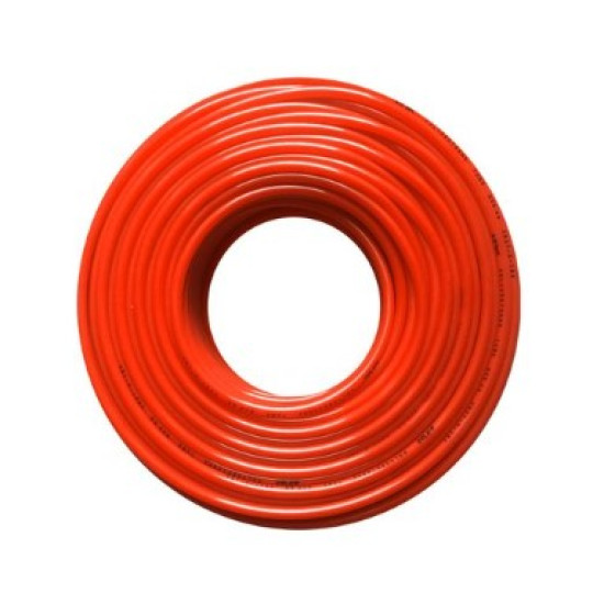 Pneumatika cső - külső: 6 mm, belső: 4 mm, 20 m, szín: narancs
