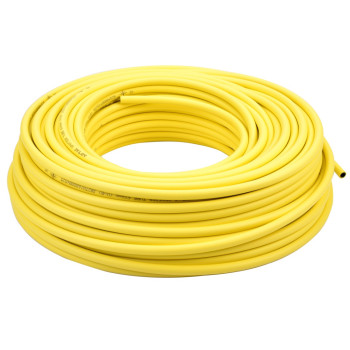 Pneumatika cső - külső: 6 mm, belső: 4 mm, 20 m, szín: sárga