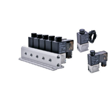  Pneumatika szelep - 3/2 utú, NO, AC 110 V, terminálos,