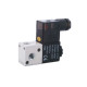  Pneumatika szelep - 3/2 utú, 1/8'' méret, AC 220 V, grommetes