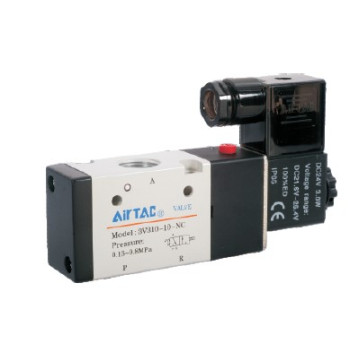 Pneumatika szelep - 3/2 utú, NC, 1/4 " méret, AC 220 V, grommetes