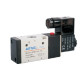 Pneumatika szelep - 3/2 utú, NC, 1/4 " méret, AC 220 V, grommetes