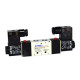 Pneumatika szelep - 5/2 utú, dupla szelepes, 1/8 " méret, DC 24 V, grommetes