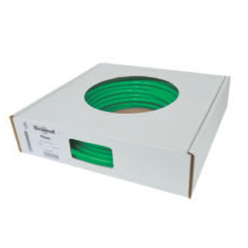 Poliamid cső - külső: 6 mm, belső: 4 mm, 100m, szín: zöld