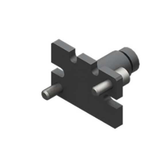 Rögzítő adapter GS-20/GW-20 megfogókhoz, M12x1 menettel, alumínium.