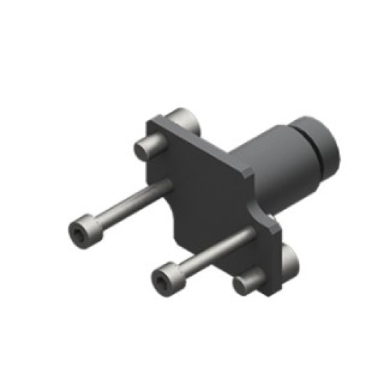 Rögzítő adapter PQ2012 megfogóhoz, alumínium, csavarokkal.