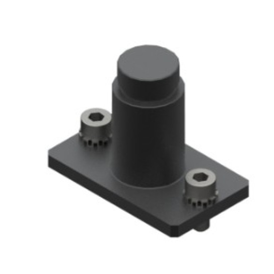 Rögzítő adapter SGP-50S megfogóhoz, alumínium, csavarokkal.
