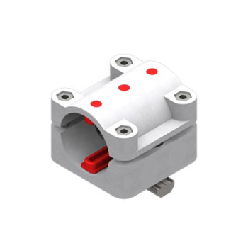 Rögzítőelemek extrudált profilokhoz, átmérő 30 mm, csavarokkal - Műanyag