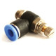 Sebességszabályzó - 3/8", d=10mm, műa., kimenet szabályzás