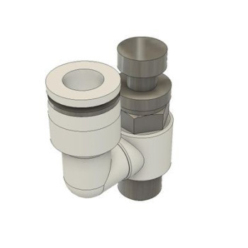 Sebességszabályzó - 3/8", d=10mm, műa., - kimeneti szabályzás